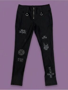 KILLSTAR Patchwork Industrial Skinny Pants
